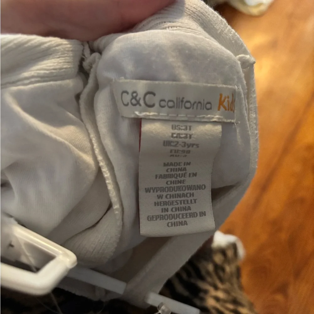 C&C California Knit Diaper Cover - Cream with Orange and Pink Floral
